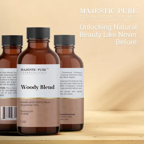 Vista 6 de Majestic Pure Mezcla de aceites esenciales de madera Aceite 100% puro de alta calidad para la paz, armonía Aceite esencial de madera de pino