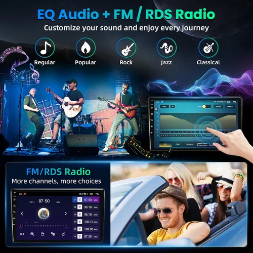 Vista 6 de 4 GB RAM+64 GB ROM Android 15 Radio de coche para Dodge Ram 1500 2500 2013