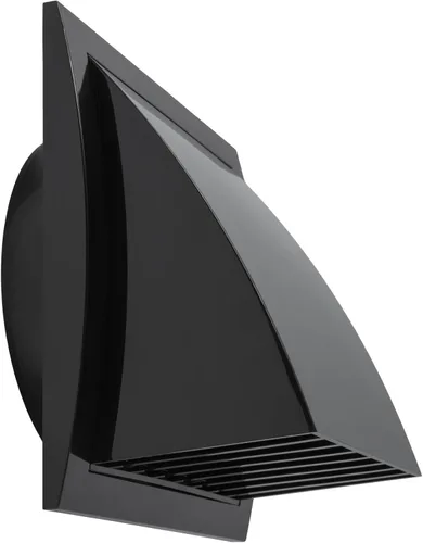 Vista 19 de Repa Market Cubierta de ventilación para secadora de 4 pulgadas/tubo de antracita para paredes o techo/cubierta de protección de plástico ABS