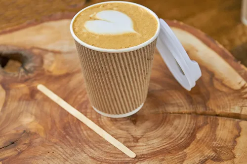 Vista 6 de Makerstep Agitadores de café de madera de abedul, palitos de café de 7 pulgadas (paquete de 1000) respetuosos con el medio ambiente, palos de madera