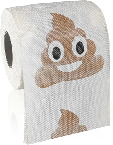 Vista 9 de Poop - Decoraciones de feliz cumpleaños para mujeres, hombres, ella, él, 3 capas, 150 hojas, rollo de papel higiénico novedoso, papel higiénico