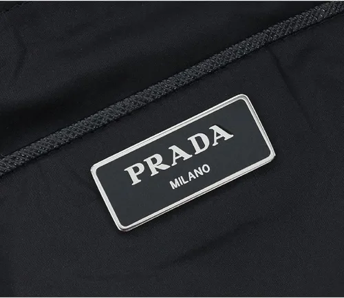 Vista 7 de Prada 1BG189 de nylon negro para mujer