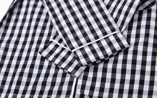 Vista 6 de Mud Kingdom Conjunto de pijama Boutique para niñas y niños, ropa de dormir de manga larga con cuello