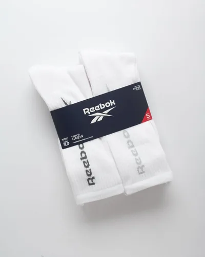 Vista 2 de Reebok Calcetines deportivos para hombre, paquete de 5 unidades, cómodos y acolchados, calcetines deportivos clásicos para hombre (talla 6-12.5)