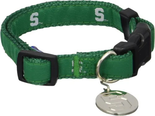Vista 9 de Collar de perro de NCAA. PREMIUM cuello ajustable Collar de perros – Fútbol/Baloncesto para perros & gatos. Durable Collar de mascota de deportes