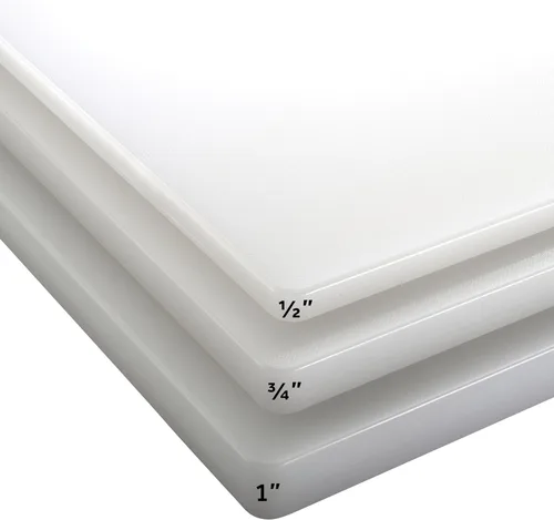 Vista 6 de Winco Tabla de cortar, 12 x 18 x 1 pulgada, color blanco