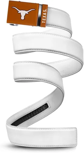 Vista 71 de Mission Belt Con licencia oficial de la NC Alabama Crimson Tide Crimson Tide (Cuero Negro)