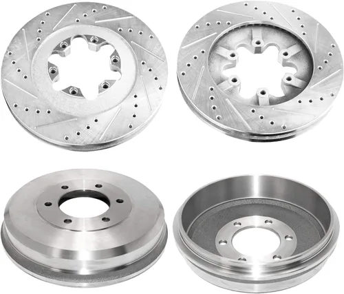 Vista 24 de Detroit Axle - Kit de freno trasero para Chevy GMC Silverado Sierra Suburban Yukon XL 1500 Astro Tahoe Safari Frenos de disco Rotores Pinza de freno