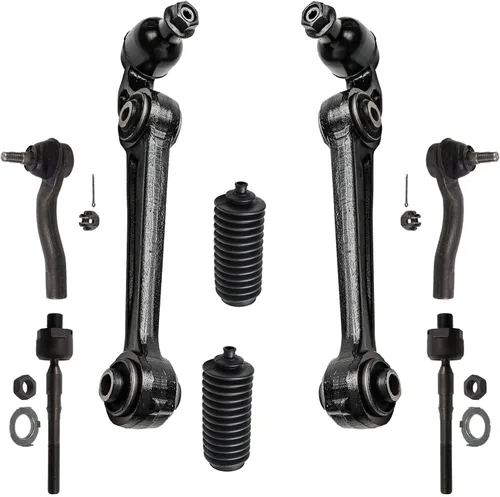 Vista 407 de Detroit Axle - Kit de brazos de control de extremo de 8 piezas para Toyota 2001-2003 Highlander 2002-2003 Camry Lexus ES300, 2 conjuntos de brazos