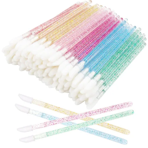 Vista 9 de Juego de 300 brochas desechables para labios (dorado)