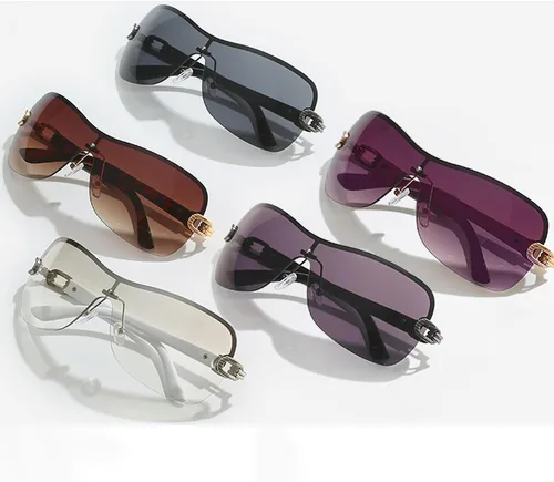 Vista 3 de OPTOFENDY Y2K - Lentes de sol para mujeres y hombres, lentes de sol de moda para hombres