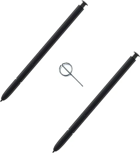 Vista 6 de Paquete de 2 S Pen S23 Ultra Stylus de repuesto para Samsung Galaxy S23 Ultra S Pen, sin función Bluetooth (negro fantasma) + pin de expulsión