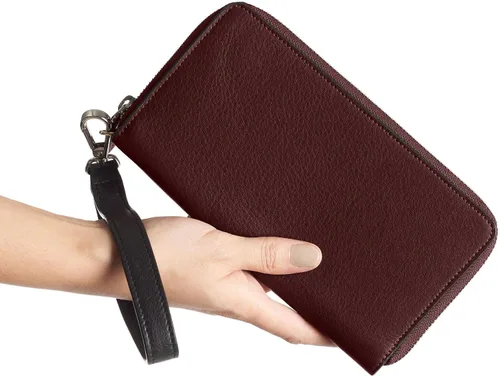 Vista 6 de Leatherology Burdeos Klyde Continental Cartera