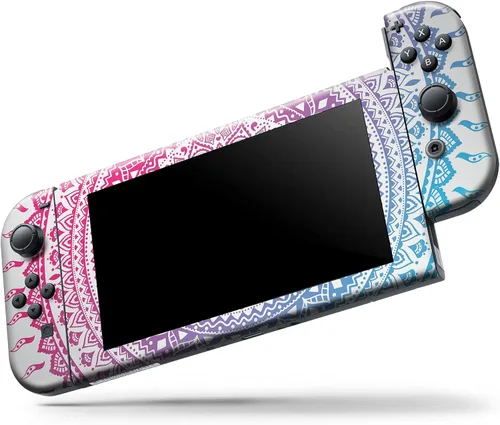 Vista 2 de Design Skinz - Compatible solo con Nintendo Switch OLED Dock - Calcomanía protectora de vinilo extraíble resistente a los arañazos - Círculo