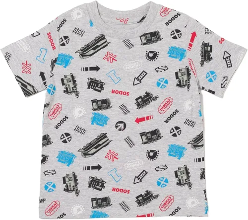 Vista 5 de Thomas & Friends Thomas The Train - Paquete de 3 camisetas gráficas de manga corta