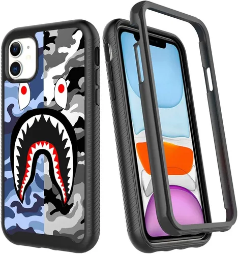 Vista 13 de Basketball King 23, diseño de jersey rojo, compatible con iPhone 11, funda de lujo a prueba de golpes, funda resistente de doble capa de TPU suave +