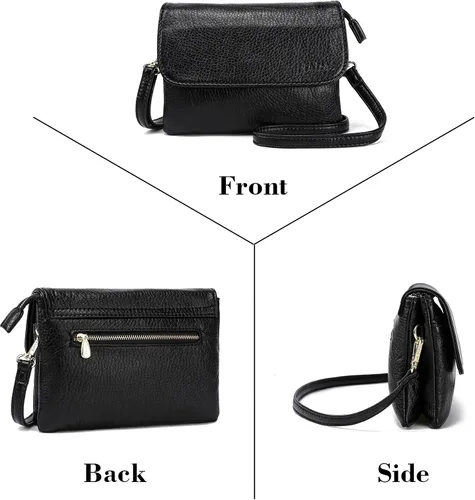 Vista 7 de MINICAT Bolsos cruzados pequeños con bolsillos espaciosos para teléfono celular, monederos para mujer