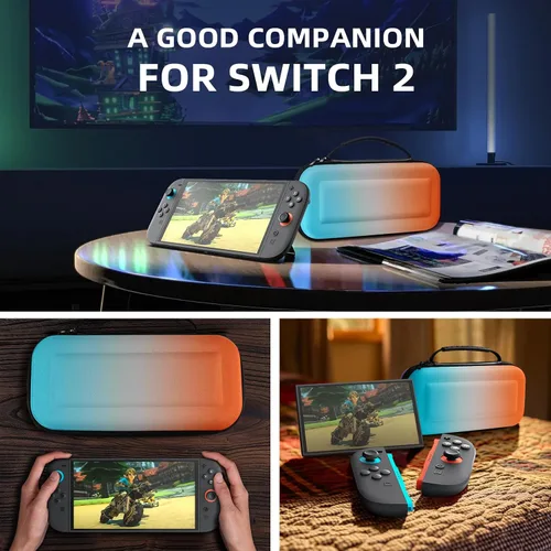 Vista 18 de TiMOVO Carrying Case for Nintendo Switch 2 (2025), Large Capacity Protective Hard Shell Portable Travel Case Pouch for Switch 2, with 10 Game Card