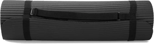 Vista 7 de BalanceFrom 7-Piece Yoga Set with 71x24x0.5 Inches Extra Thick Mat and Carrying Sling – Includes 2 Blocks, Stretch Strap, 2 Towels, and Knee Pad for
