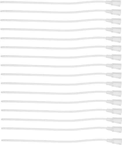 Vista 8 de Healeved Tubos rectales desechables para niños, 200 unidades, tubos pediátricos de silicona flexible transparente para riego clínico y cuidado