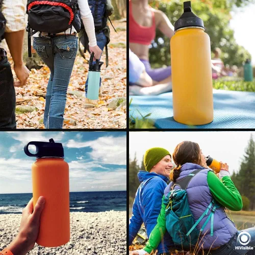 Vista 4 de Hydroflask - 2 popotes de repuesto para Hydro Flask de repuesto para Hydroflask de 32 onzas, 40 onzas, 64 onzas (2 popotes Hydroflask)