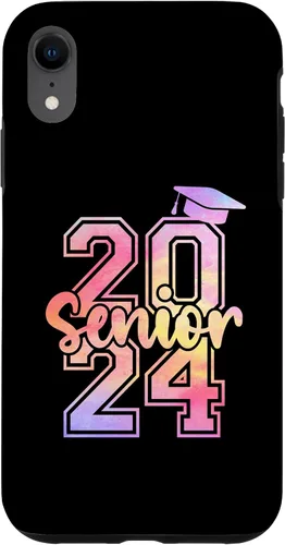 Vista 23 de Funda para iPhone 11 Pro Max Senior 2024 Clase de 2024 Seniors Graduación 2024 Senior 24