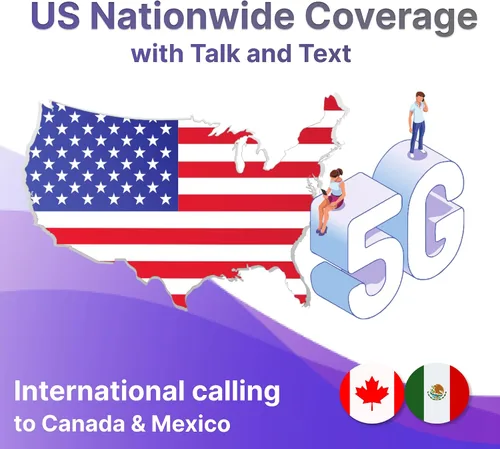 Vista 2 de $7.09/mes Jethro Mobile 1GB de datos de alta velocidad 1000 minutos y mensajes de texto Tarjeta SIM 3 en 1 prepago Funciona con teléfonos