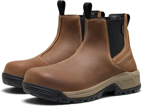 Vista 4 de KEEN Utility Botas de trabajo impermeables Evanston Chelsea (punta de carbono)