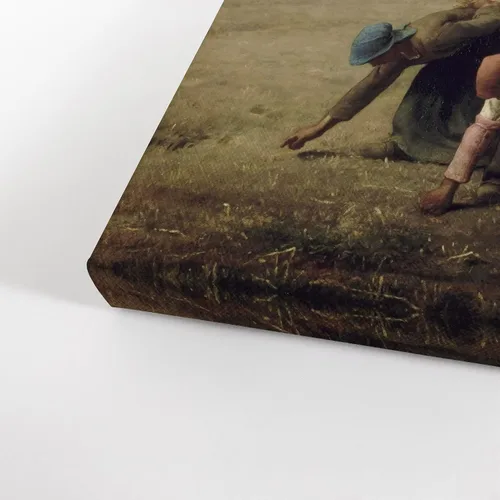 Vista 3 de Smile Art Design The Gleaners, Jean-Francois Millet - Lienzo de arte clásico, arte famoso de arte fino, pintura al óleo, arte de pared