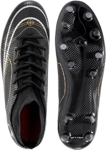 Vista 4 de breooes Botines de fútbol para hombre, botas de fútbol profesional, para entrenamiento, para exteriores, deportes de interior, atléticos, para niño