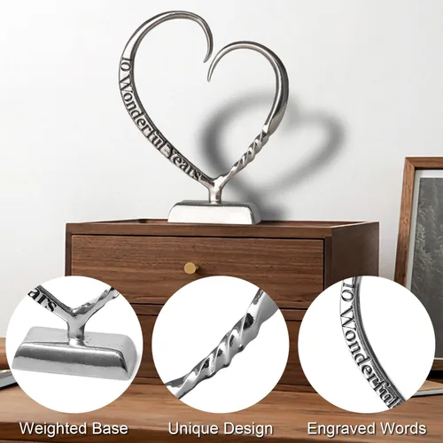 Vista 4 de Regalos de lata de 10 años para él, su décimo aniversario de boda de aluminio Regalo de décimo aniversario