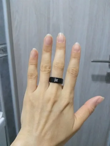 Vista 4 de Anillos de cazador de demonios para hombres Anime Kimetsu No Yaiba Anillo Tanjiro Nezuko Zenitsu Cosplay Joyería para mujeres y niñas