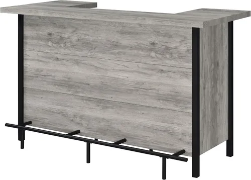 Vista 4 de Coaster Furniture Bar Unit Gris Driftwood Negro 182105