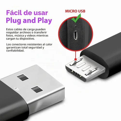 Vista 3 de Cable de carga de 10 pies compatible con Fujifilm INSTAX Share SP-2, SP-3, Mini Link, Polaroid Zip, HP Sprocket, Polaroid Mint, Kodak