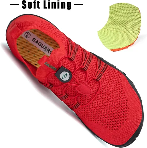 Vista 4 de Kararao Mens Womens Water Shoes Quick Dry Swim Shoes Beach Shoes Pool Surfing Aqua Sports