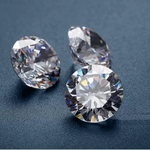Vista 4 de Diamante suelto, 1CT-5CT Moissanita suelta D incolora brillante corte redondo VVS1 piedras preciosas para colgante, anillo, aretes, joyería
