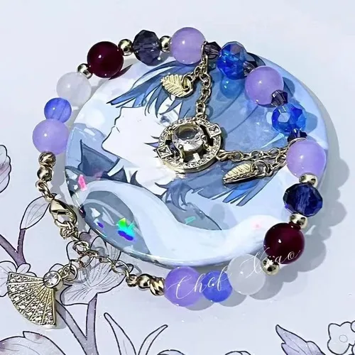 Vista 3 de Anime Game Cosplay Props Bracelet for Genshin Impact