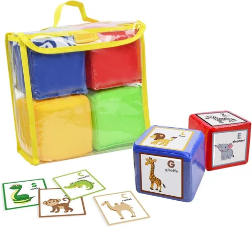 Vista 9 de Dados de juego educativo de bricolaje, cubos de bolsillo para enseñanza (juego de 2)