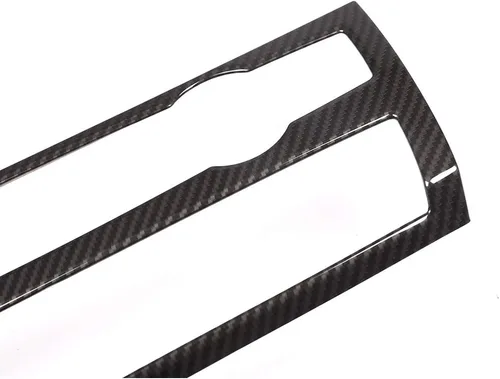 Vista 8 de Marco de la caja de la perilla del volumen del aire acondicionado de la consola del coche del ABS para BMW X5 X6 E70 E71 2008-2013 Accesorios