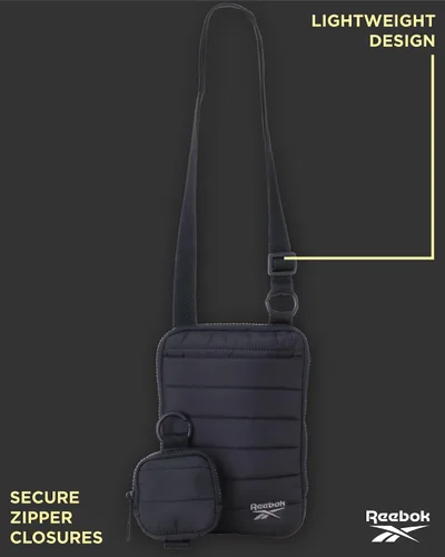 Vista 3 de Reebok Bolso bandolera acolchado Hera para mujer