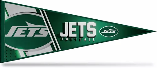 Vista 32 de Rico Industries NFL Football Primary 12" x 30" Felt Wall Décor Pennant - Great for Home/Bed Room/Man Cave Décor