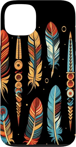 Vista 7 de Colorful Feathers - Funda para iPhone 17