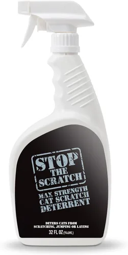 Vista 9 de Emmy's Best EBPP Stop The Scratch Cat Spray Disuasorio para gatitos y gatos – No tóxico, seguro para plantas, muebles, suelos y más spray disuasorio