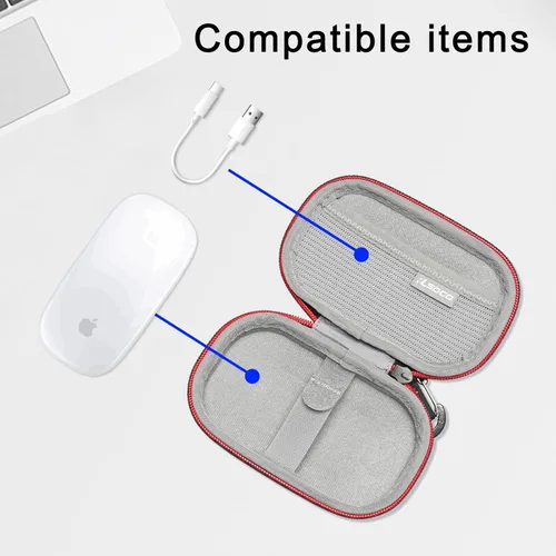 Vista 2 de RLSOCO Funda de transporte para Apple Magic Mouse 2/1/3 y para Microsoft Surface/Modern/Designer Mobile Mouse (solo funda)