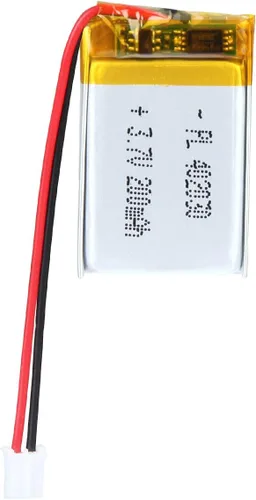 Vista 8 de Batería de 3.7V 400mAh 802030 Li-ion Li-Po recargable de iones de litio con conector de paso de 2P PH 0.079 in