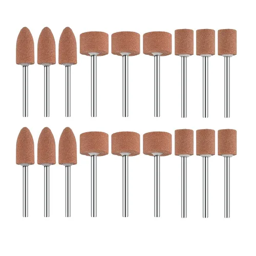Vista 9 de 18pcs 1/8 '' vástago rotatorio piedras afiladoras brocas