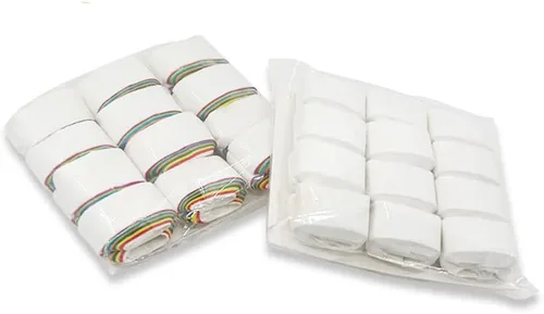 Vista 8 de Yahpetes Bobinas bucales de papel, 12 unidades, bobinas bucales, papel de vómito, bobinas de boca de color, accesorios de trucos de magia