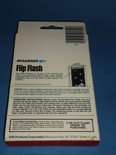 Vista 2 de GTE Sylvania Flip Flash Flashes para todas las cámaras Flipflash (10 flashes)