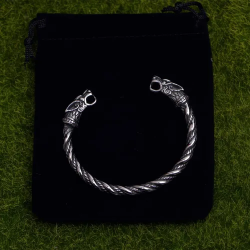 Vista 7 de Pulsera vikinga de acero inoxidable para hombre, joyería de talismán para hombres