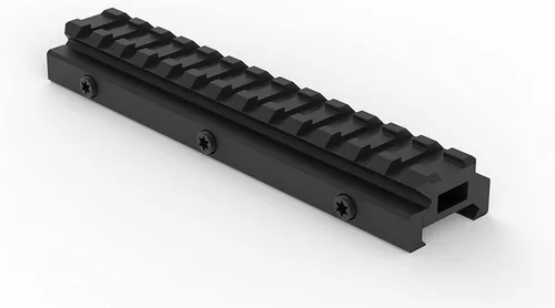Vista 8 de Monstrum Lockdown V3 Picatinny - Soporte elevador con base de tope de retroceso 5.5 pulgadas de longitud 0 o 20 MOA